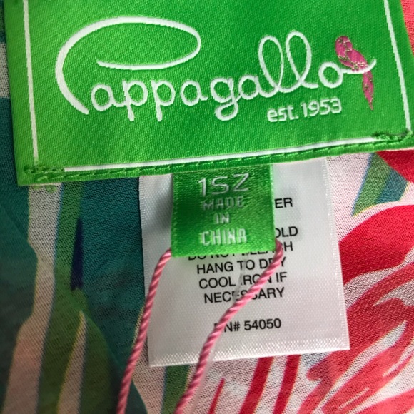 🎉HP🎉 Pappagallo Pink Sand Tropical Scarf Wrap - Picture 6 of 8